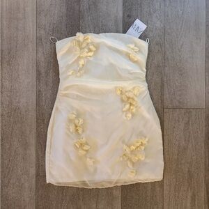 Zara Cream Puffer Jacket